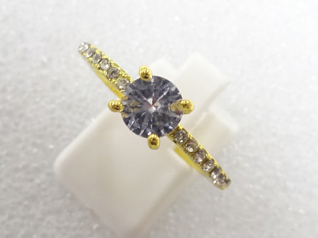 COLORED STONE FASHION RING / JP SIZE 20.5